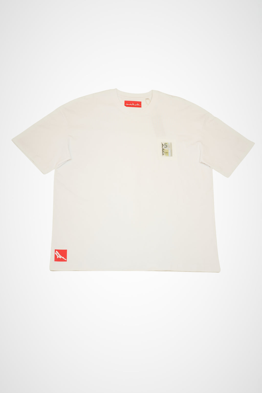 T-Shirt Reverse - Billet 5€ Authentifié - Édition Numérotée - Blanc