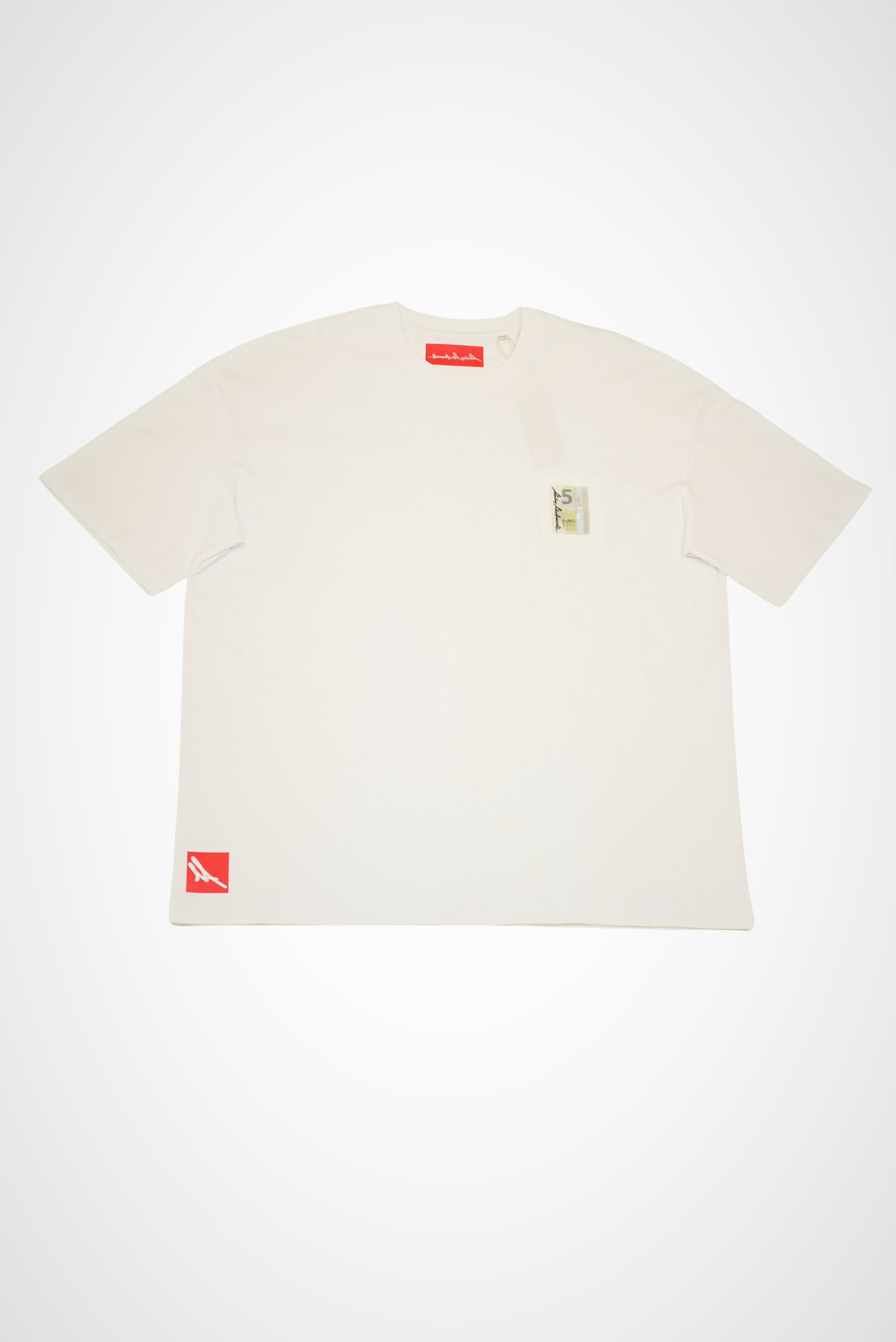 T-Shirt Reverse - Billet 5€ Authentifié - Édition Numérotée - Blanc