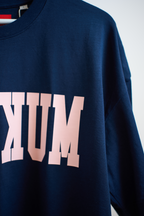 T-Shirt Reverse - Édition Limitée - Blue Marine / Rose Doux