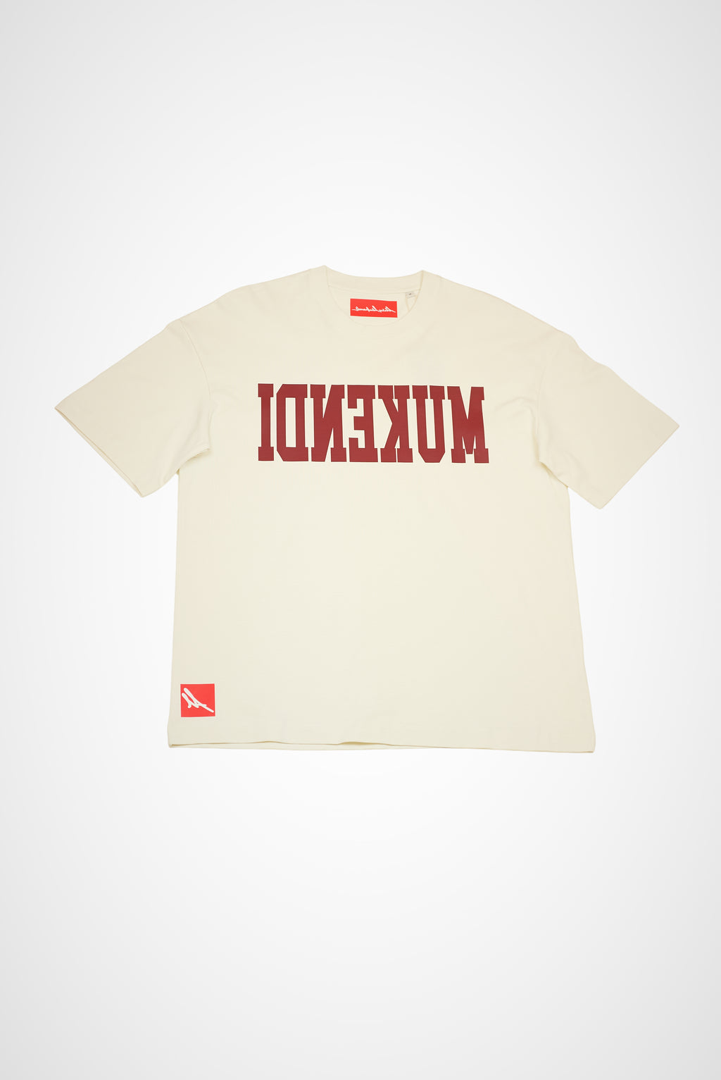 T-Shirt Reverse - Édition Limitée - Blanc Cassé / Bordeaux