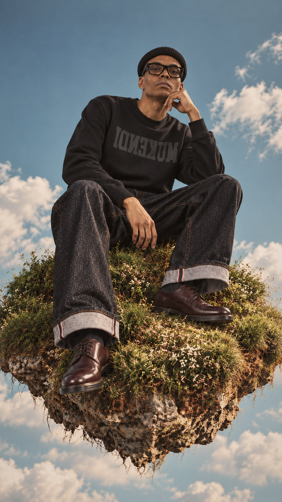 Sudadera Reverse - Edición Limitada - Negro / Negro