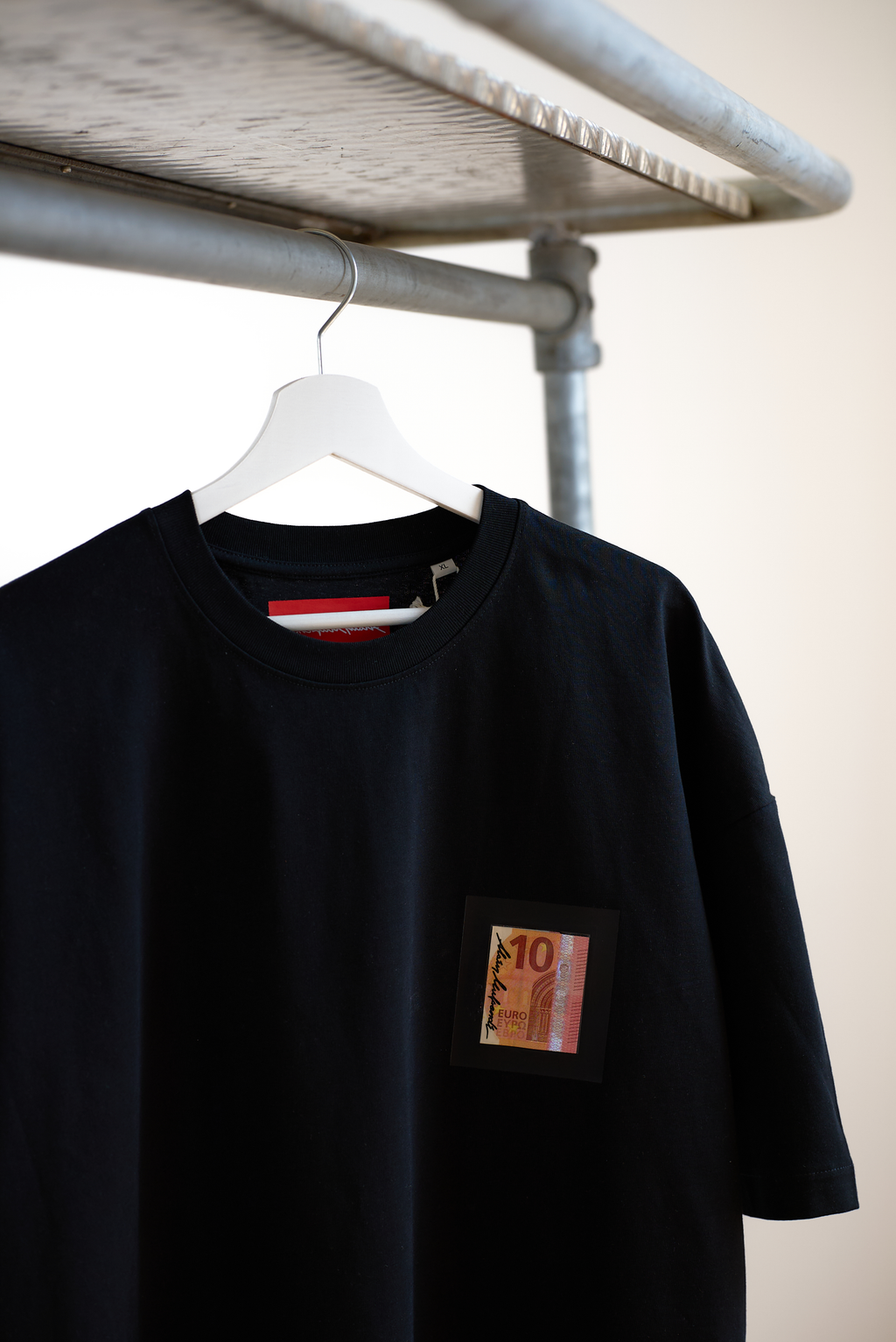 T-Shirt Reverse - Billet 10€ Authentifié - Édition Numérotée - Noir