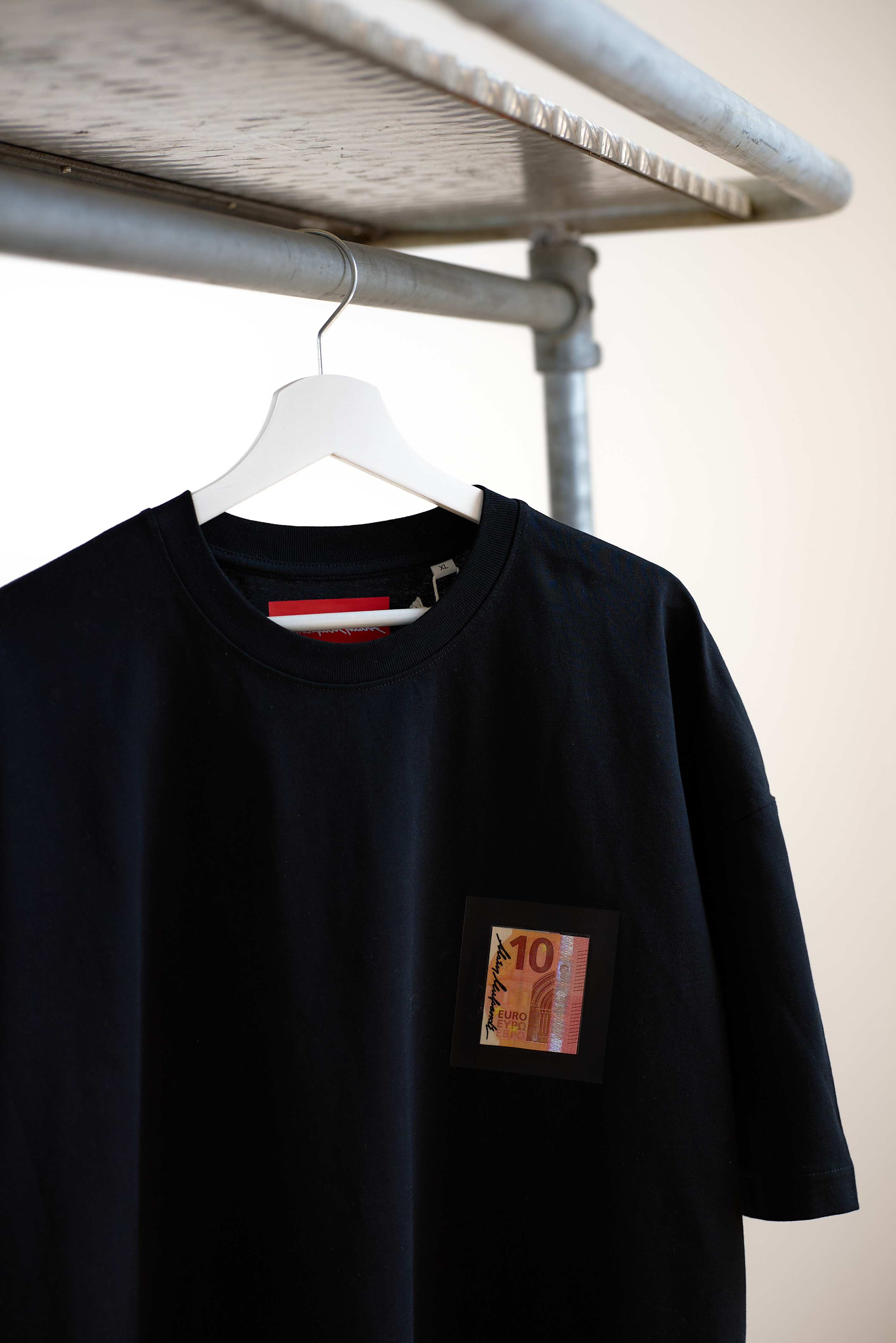 T-Shirt Reverse - Billet 10€ Authentifié - Édition Numérotée - Noir