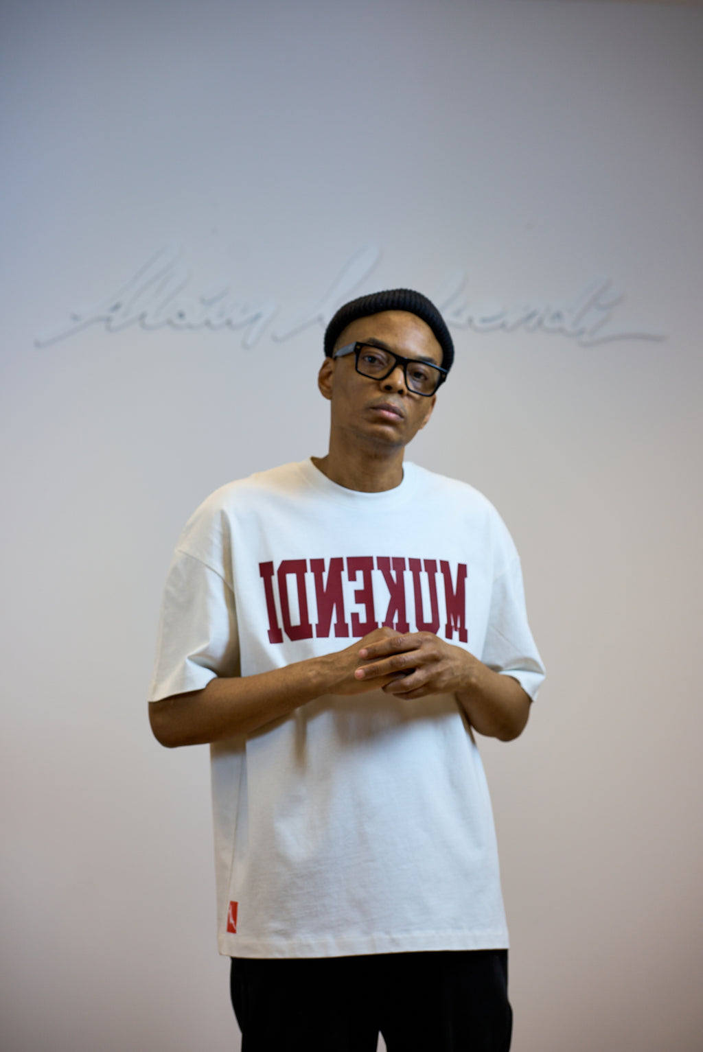 T-Shirt Reverse - Édition Limitée - Blanc Cassé / Bordeaux