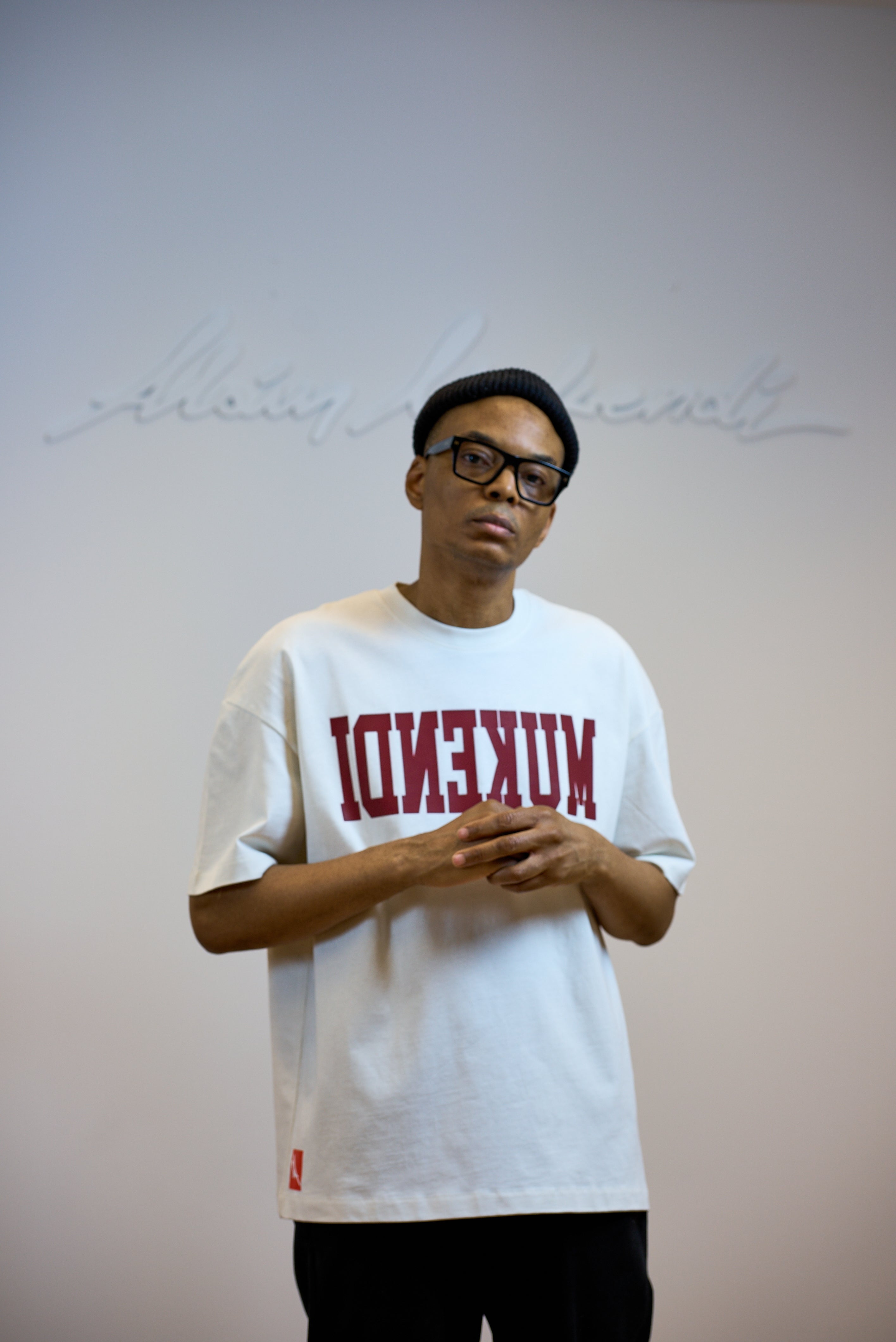 T-Shirt Reverse - Édition Limitée - Blanc Cassé / Bordeaux