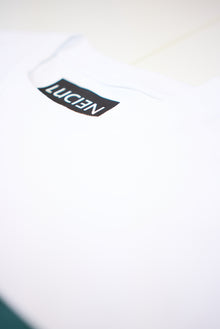 T-Shirt « Envol » Oversize blanc imprimé flamant rose - LUCIƎN