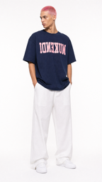 T-Shirt Reverse - Édition Limitée - Blue Marine / Rose Doux