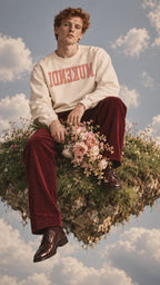Sweatshirt Reverse - Édition Limitée - Écru / Rose
