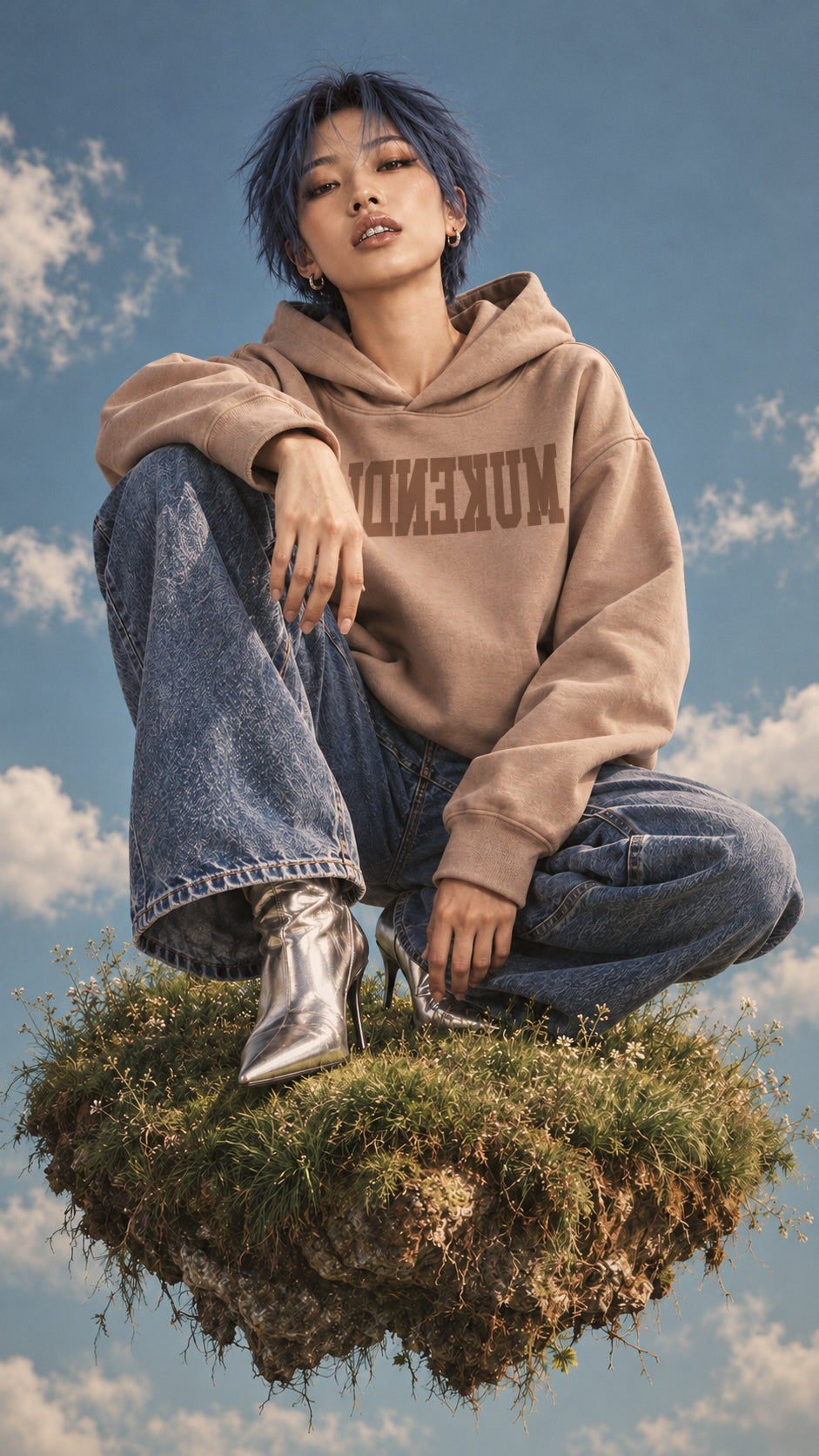 Sudadera con capucha Reverse - Edición Limitada - Topo / Topo