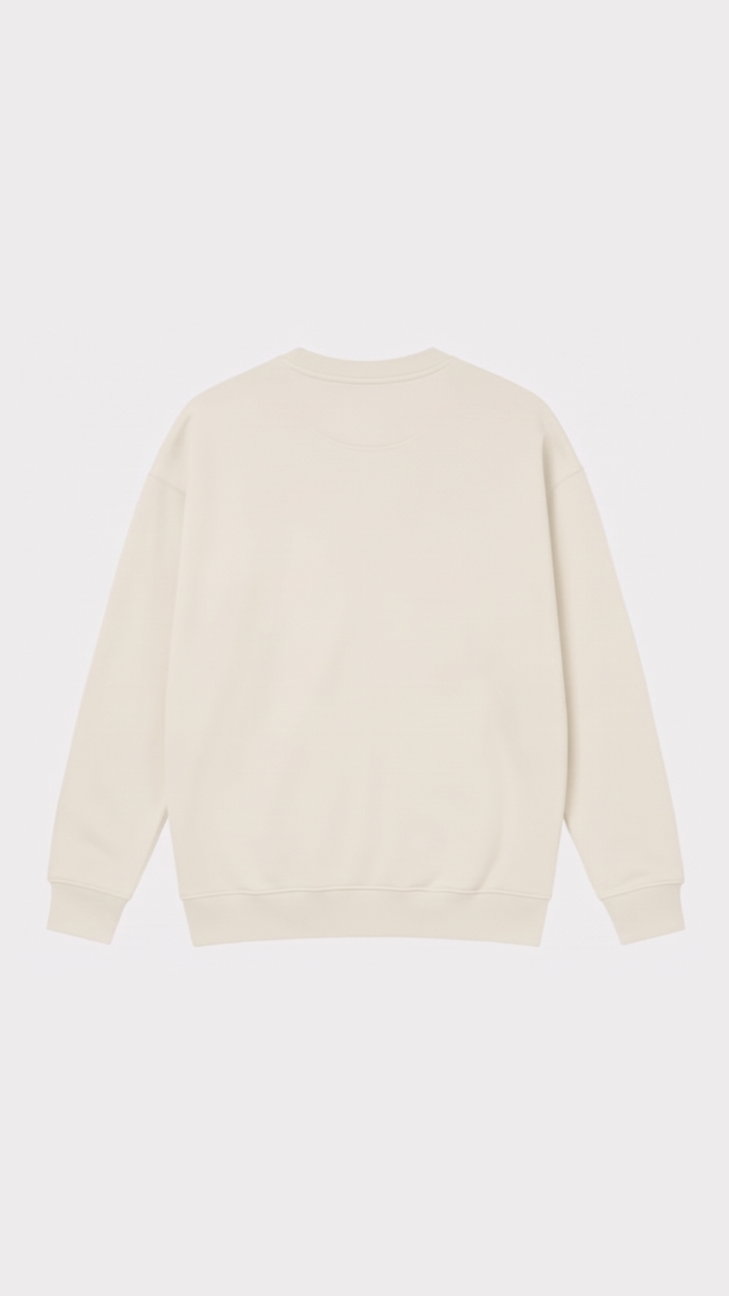 Sweatshirt Reverse Écru / Rose – vue de dos