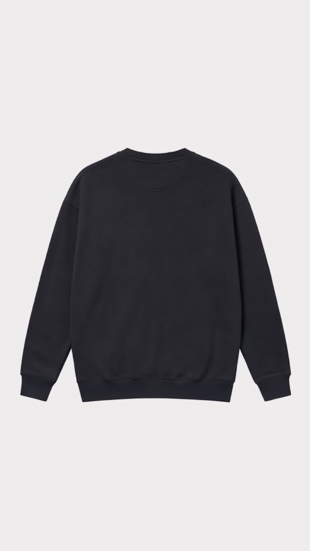 Sweatshirt Reverse Noir / Jaune – vue de dos