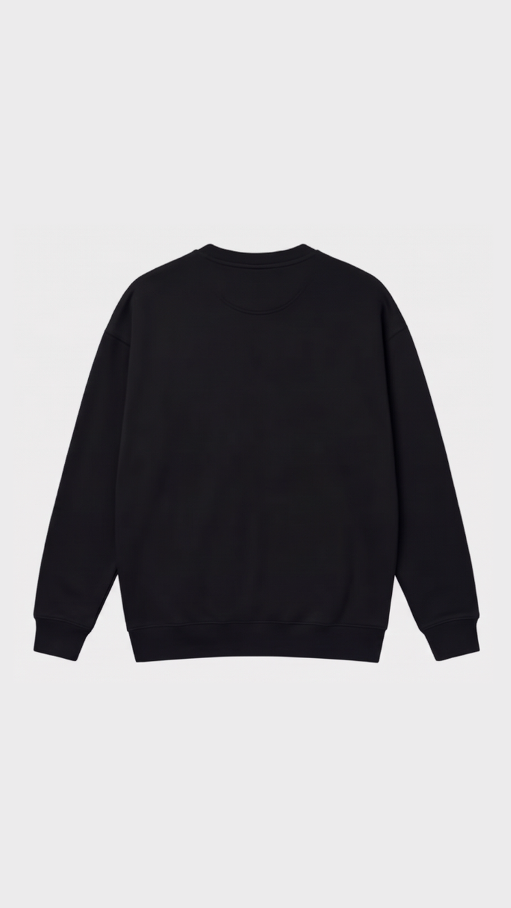 Sweatshirt Reverse Noir / Rouge – vue de dos