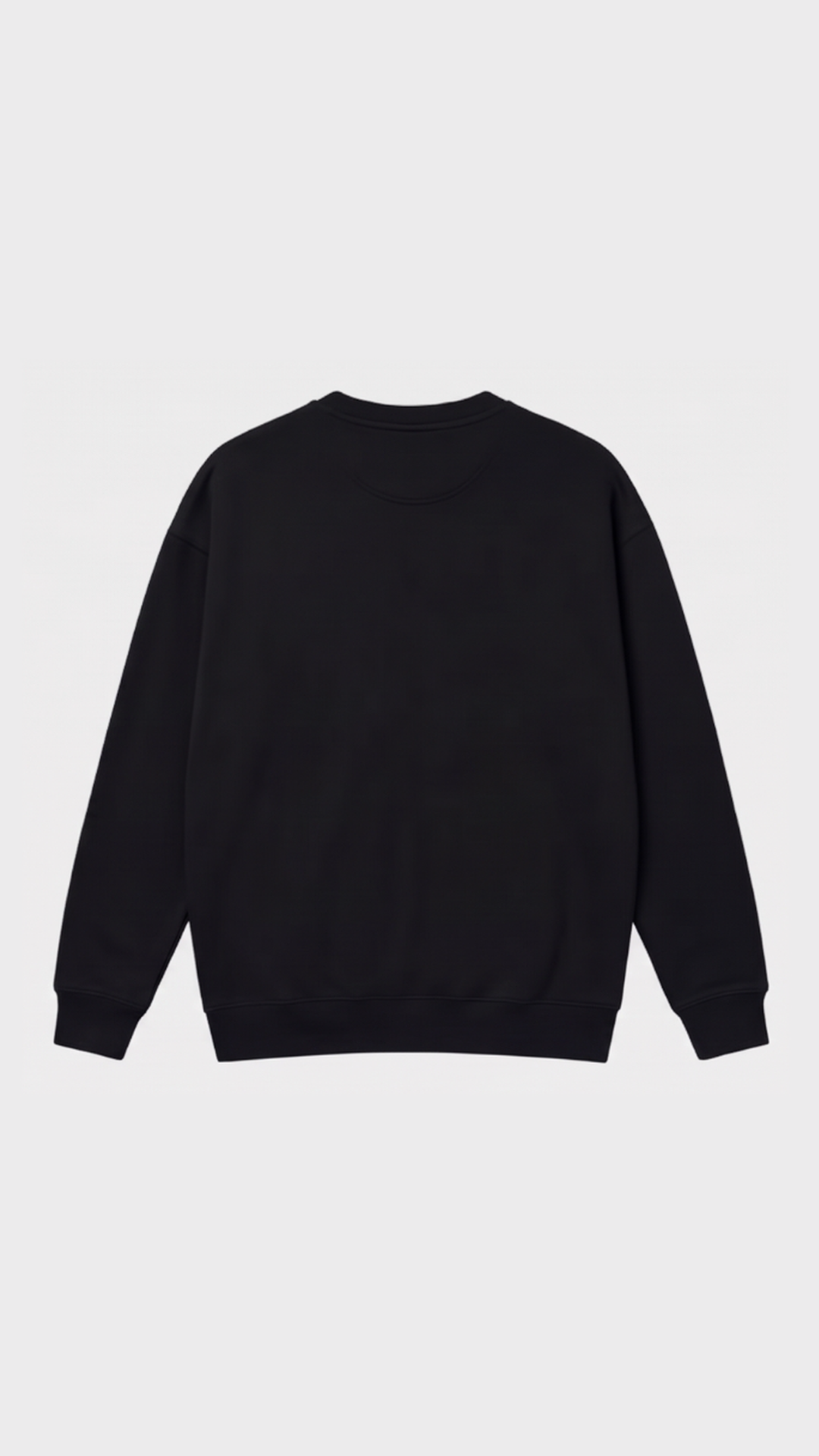 Sweatshirt Reverse Noir / Rouge – vue de dos
