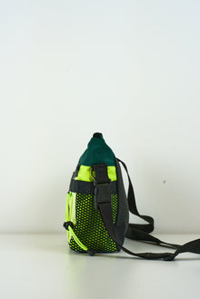 Sacoche « Chlorophylle » Crossbody vert & jaune fluo - Arrête  tes sacs by Mesk