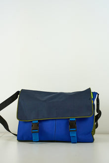 Besace « Cobalt »  Grand format bandoulière  - Arrête  tes sacs by Mesk