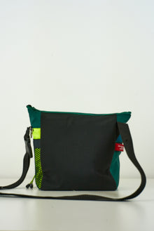 Sacoche « Chlorophylle » Crossbody vert & jaune fluo - Arrête  tes sacs by Mesk
