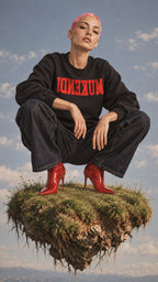 Felpa Reverse - Edizione Limitata - Nero / Rosso