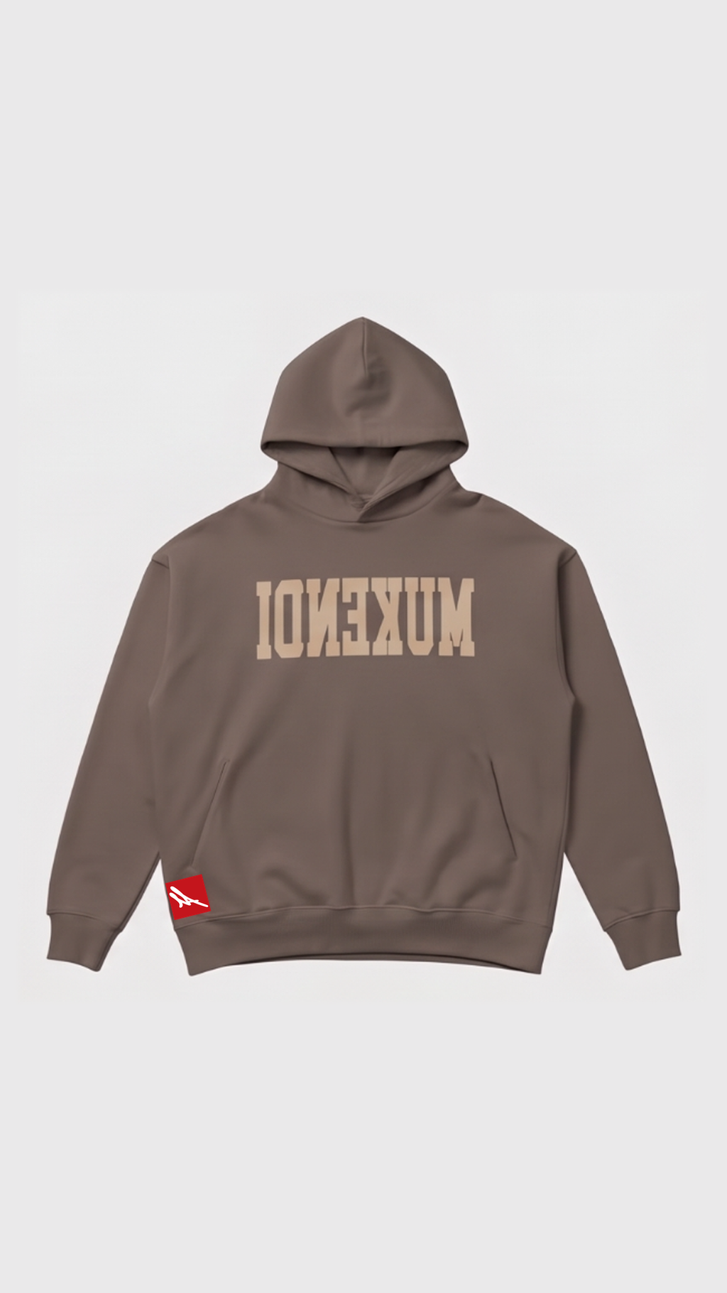 Felpa con cappuccio Reverse - Edizione Limitata - Tortora / Tortora