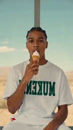 Reverse T-Shirt - Limited Edition - White / Green